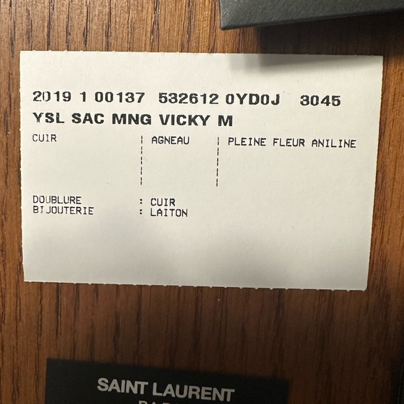 NWOT YSL Vicky size M - Picture 8 of 15